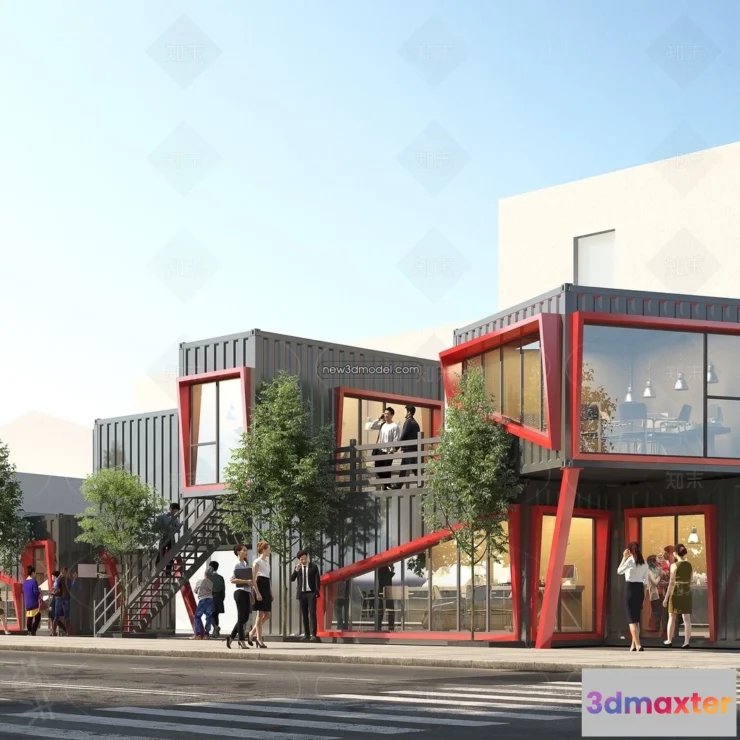 1572394 - 3D Model of Container Coffee - 3D Scene - 028 3D Max