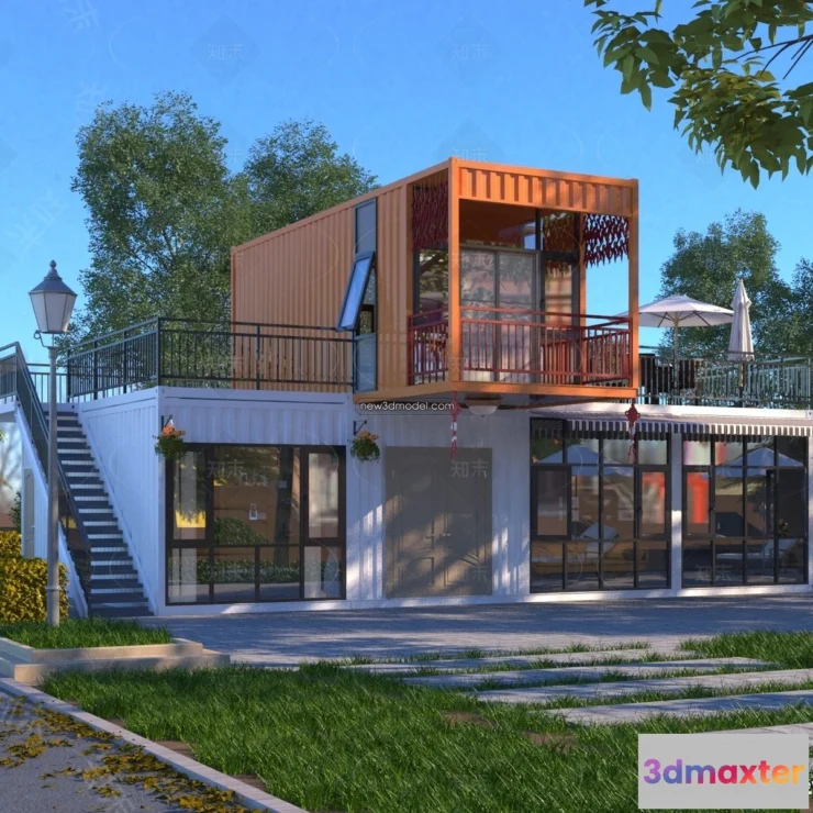 1572418 - 3D Model of Container Coffee - 3D Scene - 040 3D Max