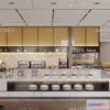 1572958 - Modern Style Interior 3D Blocks and 3D Models - Buffet Restaurant 3D Scene - 801 3D Max