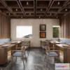 1573856 - Modern Style Interior 3D Blocks and 3D Models - Asian Restaurant 3D Scene - 978 3D Max