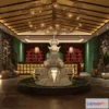 1573910 - Modern Style Interior 3D Blocks and 3D Models - Asian Restaurant 3D Scene - 1005 3D Max