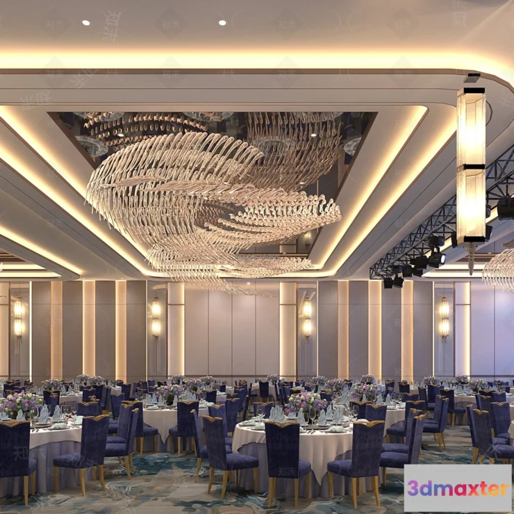 1574048 - 3D Model of Wedding Hall - 3D Scene - 015 3D Max