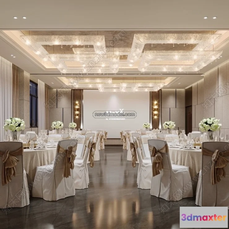 1574120 - 3D Model of Wedding Hall - 3D Scene - 051 3D Max