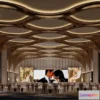 1574380 - Modern Style Interior 3D Blocks and 3D Models - Wedding Hall 3D Scene - 914 3D Max