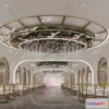 1574410 - Modern Style Interior 3D Blocks and 3D Models - Wedding Hall 3D Scene - 929 3D Max