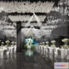 1574416 - Modern Style Interior 3D Blocks and 3D Models - Wedding Hall 3D Scene - 932 3D Max