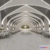 1574418 - Modern Style Interior 3D Blocks and 3D Models - Wedding Hall 3D Scene - 933 3D Max