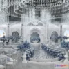 1574422 - Modern Style Interior 3D Blocks and 3D Models - Wedding Hall 3D Scene - 935 3D Max