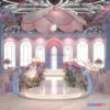 1574426 - Modern Style Interior 3D Blocks and 3D Models - Wedding Hall 3D Scene - 937 3D Max