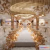 1574440 - Modern Style Interior 3D Blocks and 3D Models - Wedding Hall 3D Scene - 944 3D Max
