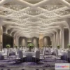 1574450 - Modern Style Interior 3D Blocks and 3D Models - Wedding Hall 3D Scene - 949 3D Max