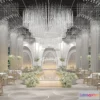 1574472 - Modern Style Interior 3D Blocks and 3D Models - Wedding Hall 3D Scene - 960 3D Max