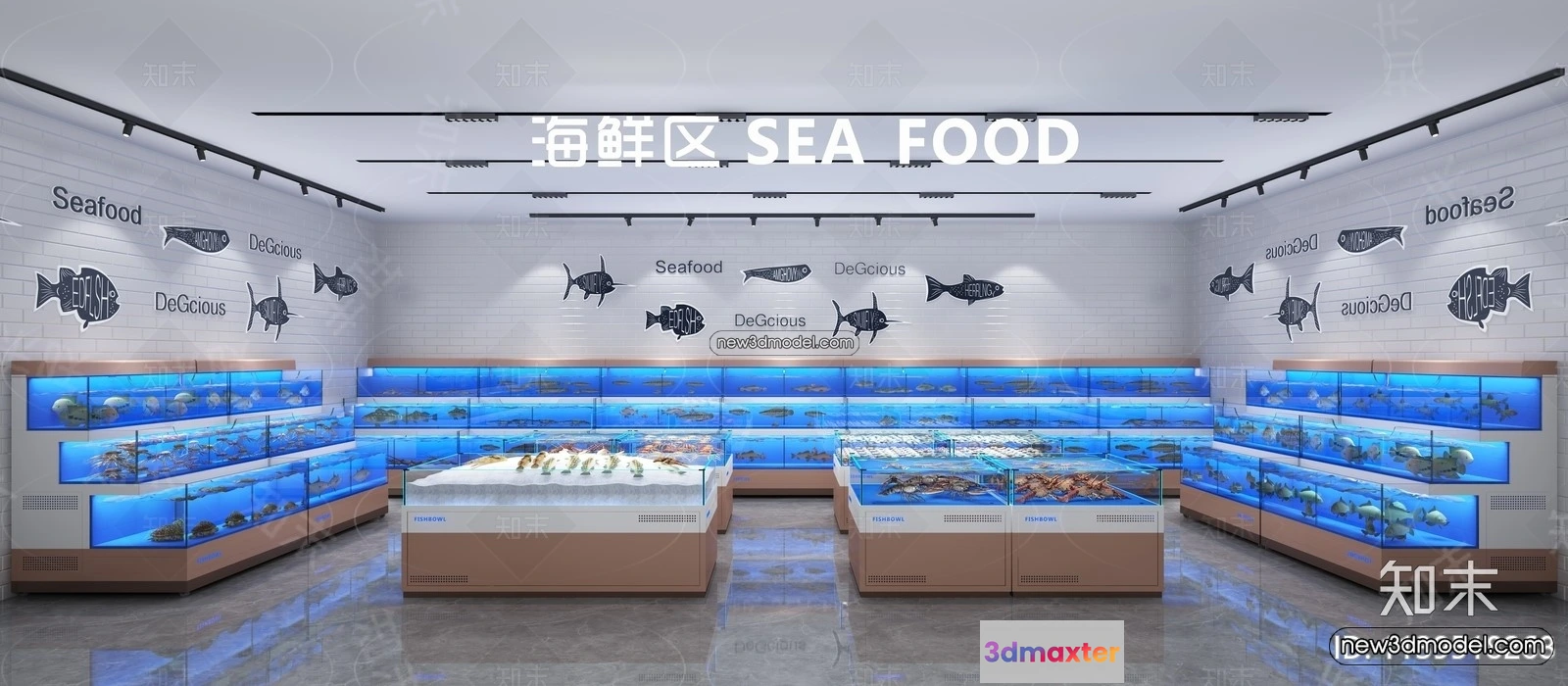 1574760 - Seafood Restaurant 3D Scene - 3D Blocks - 010 3D Max