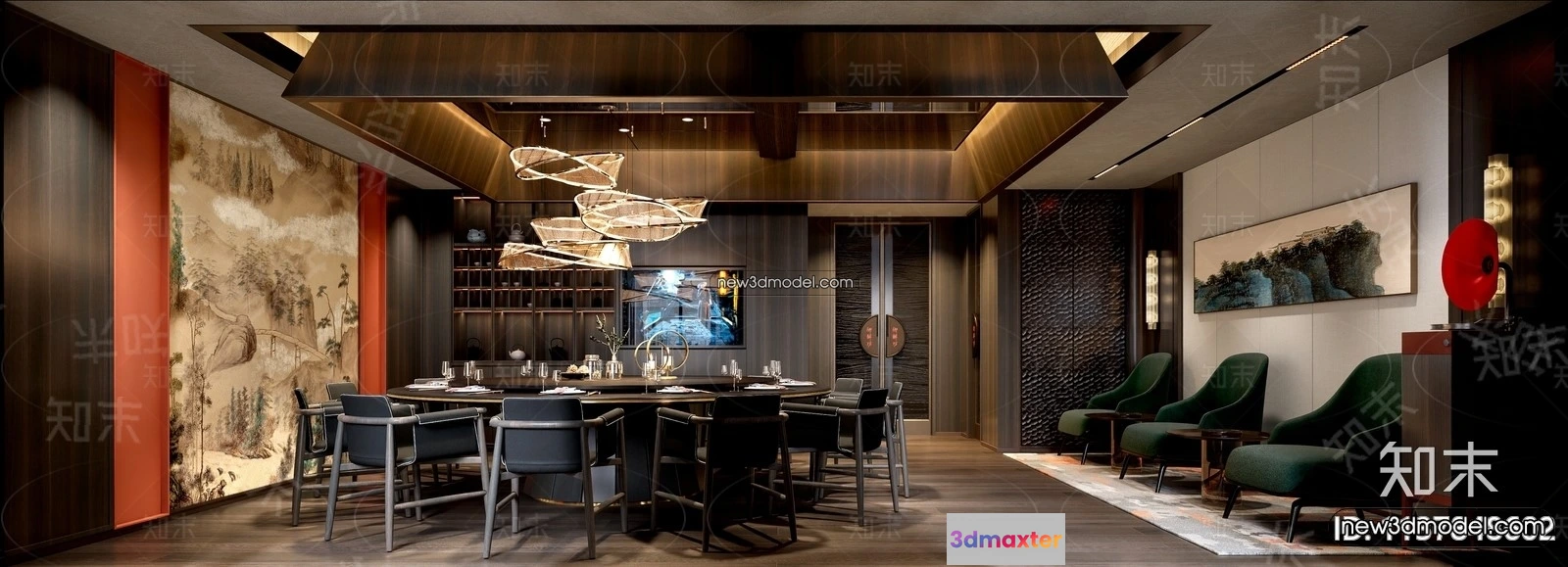 1574780 - Seafood Restaurant 3D Scene - 3D Blocks - 020 3D Max