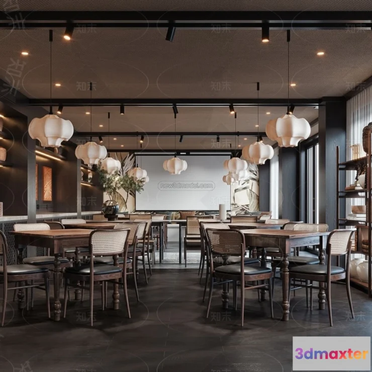 1574960 - Southeast Asia Restaurant 3D Scenes - 3D Blocks - 030 3D Max