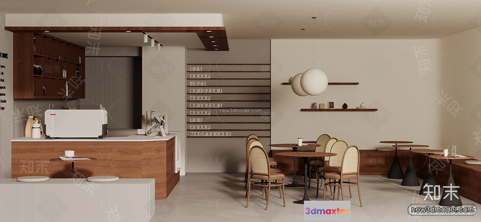 1578812 - Restaurant and Fastfood 3D Scene - 3D Blocks - 268 3D Max