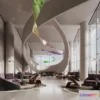 1583545 - Modern Style Interior 3D Blocks and 3D Models - Lobby 3D Scene - 899 3D Max