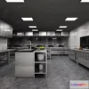 1584503 - Restaurant Kitchen 3D Models - 3D Scene - 006 3D Max