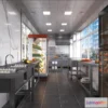 1584533 - Restaurant Kitchen 3D Models - 3D Scene - 021 3D Max