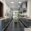 1584583 - Restaurant Kitchen 3D Models - 3D Scene - 046 3D Max