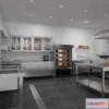 1584639 - Restaurant Kitchen 3D Models - 3D Scene - 074 3D Max