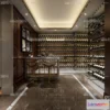 1685856 - Wine Cellar 3D Model - Wine Cabinet - 002 - VRAY Render 3D Max