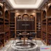 1685868 - Wine Cellar 3D Model - Wine Cabinet - 008 - VRAY Render 3D Max