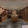1685926 - Wine Cellar 3D Model - Wine Cabinet - 037 - VRAY Render 3D Max