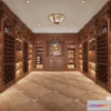 1685990 - Wine Cellar 3D Model - Wine Cabinet - 069 - CORONA Render 3D Max