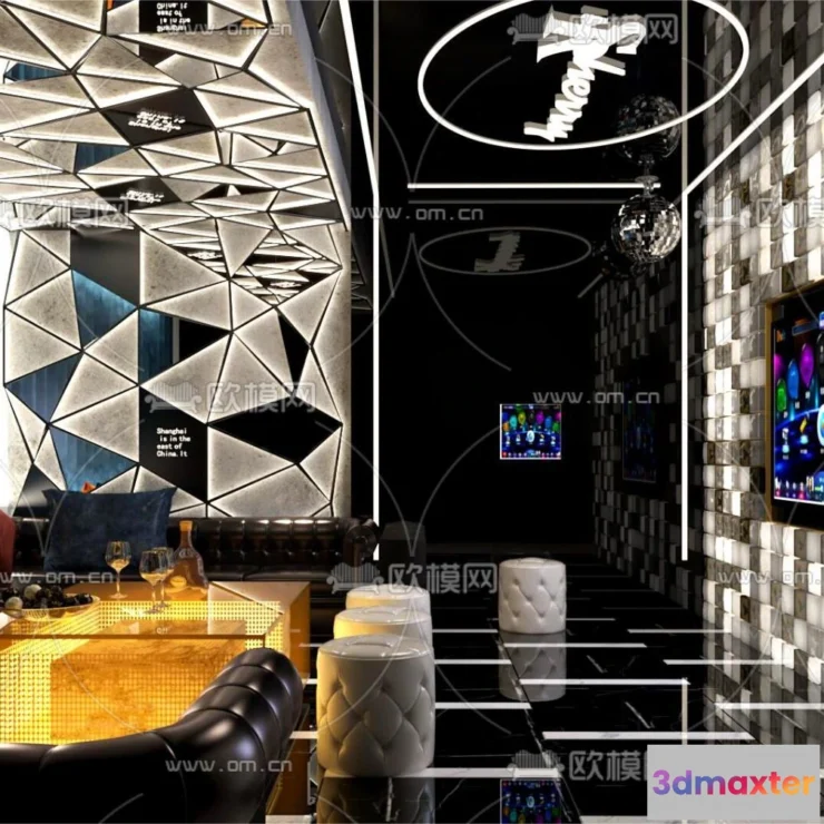 1686306 - KTV Interior 3D Models - Karaoke - 032 - VRAY Render 3D Max