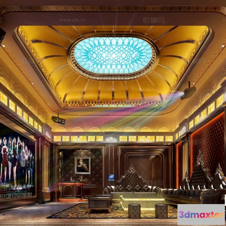 1686372 - KTV Interior 3D Models - Karaoke - 065 - VRAY Render 3D Max