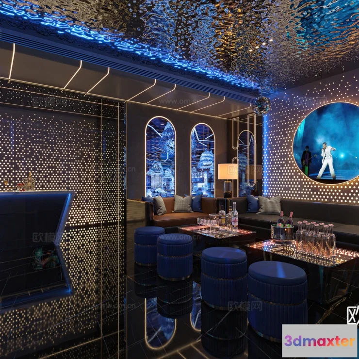 1686470 - KTV Interior 3D Models - Karaoke - 114 - VRAY Render 3D Max