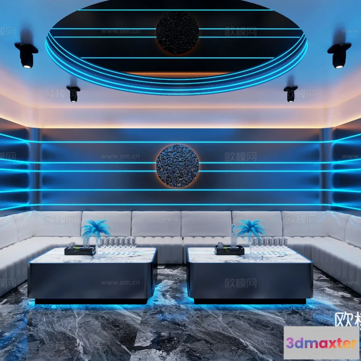 1686500 - KTV Interior 3D Models - Karaoke - 129 - VRAY Render 3D Max