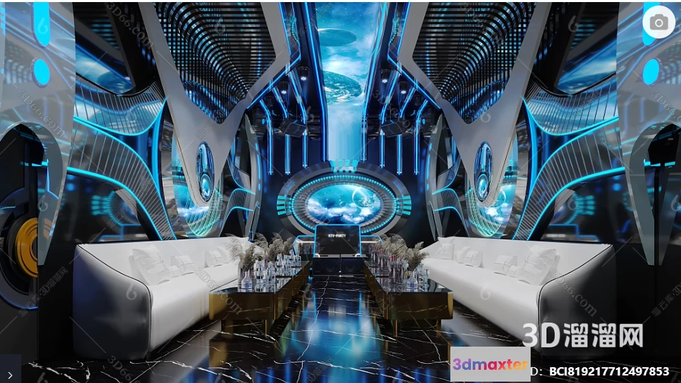 1686526 - KTV Interior 3D Models - Karaoke - 142 - CORONA Render 3D Max