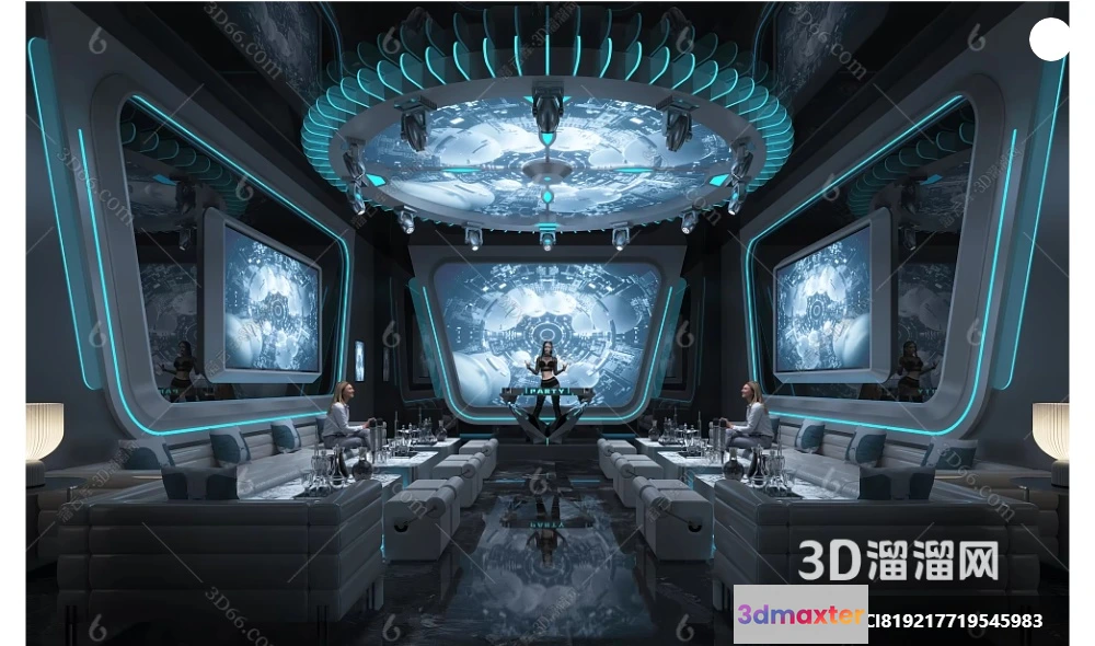 1686530 - KTV Interior 3D Models - Karaoke - 144 - VRAY Render 3D Max