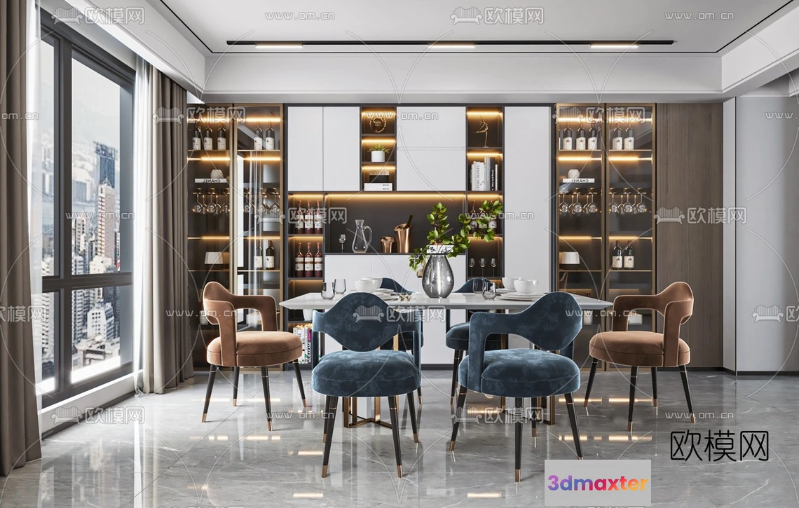 1111386 - Dining Room 3D Scenes - 0968