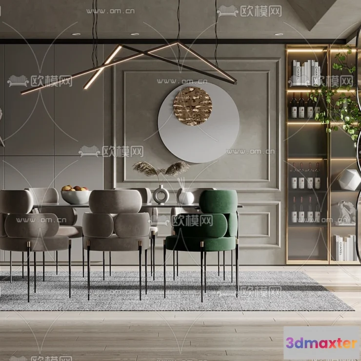 1111416 - Dining Room 3D Scenes - 0983