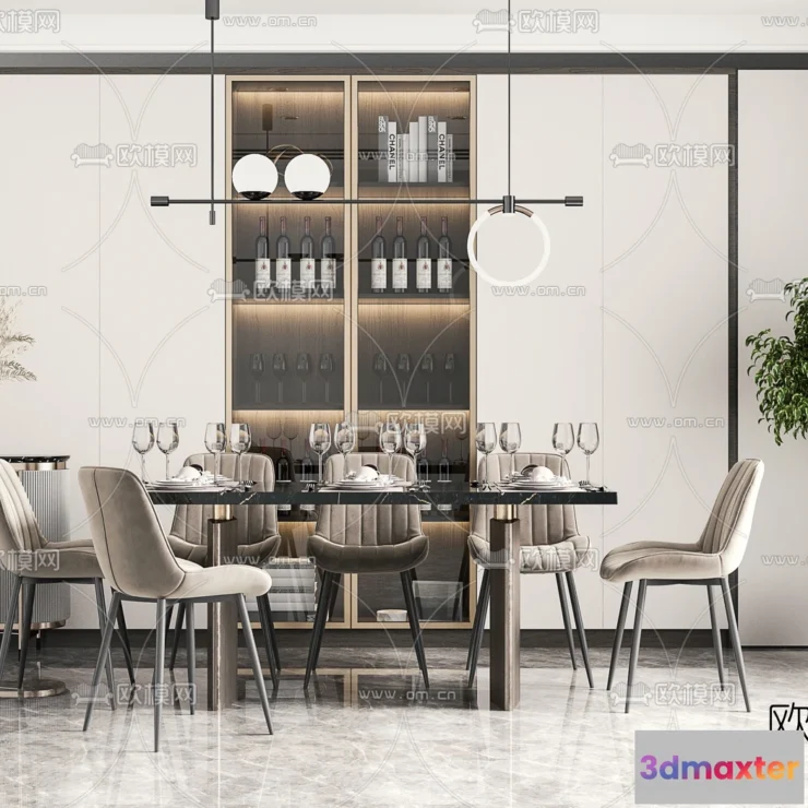 1111430 - Dining Room 3D Scenes - 0990