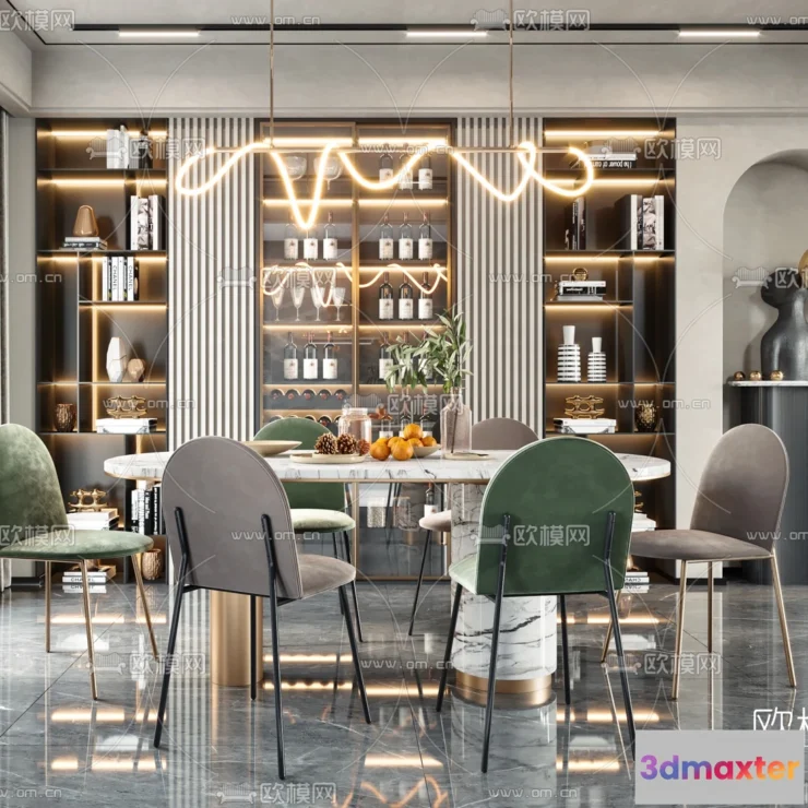 1111432 - Dining Room 3D Scenes - 0991