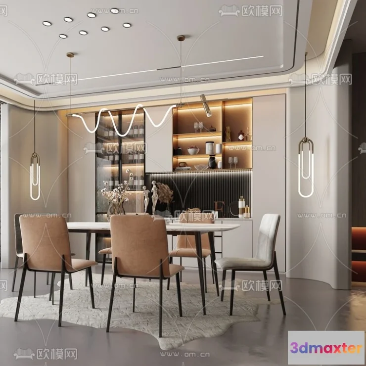 1111436 - Dining Room 3D Scenes - 0993