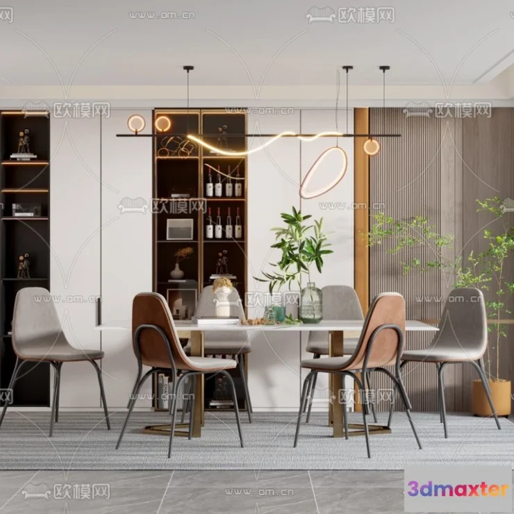 1111450 - Dining Room 3D Scenes - 1000