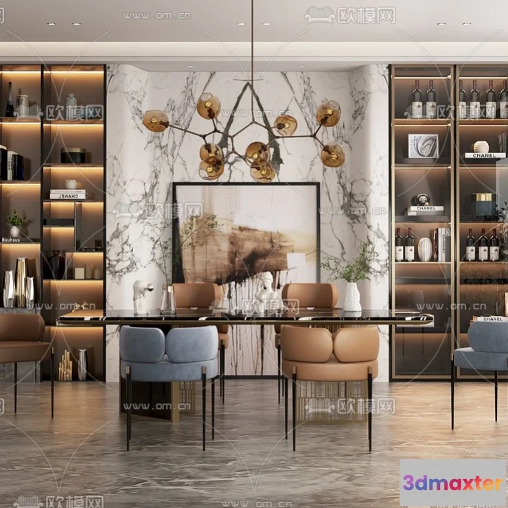 1111452 - Dining Room 3D Scenes - 1001