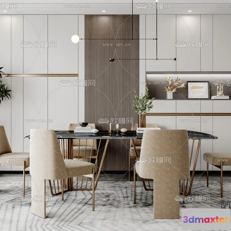 1111456 - Dining Room 3D Scenes - 1003