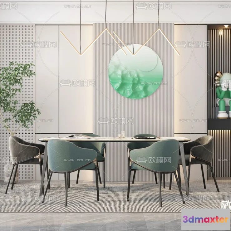 1111458 - Dining Room 3D Scenes - 1004