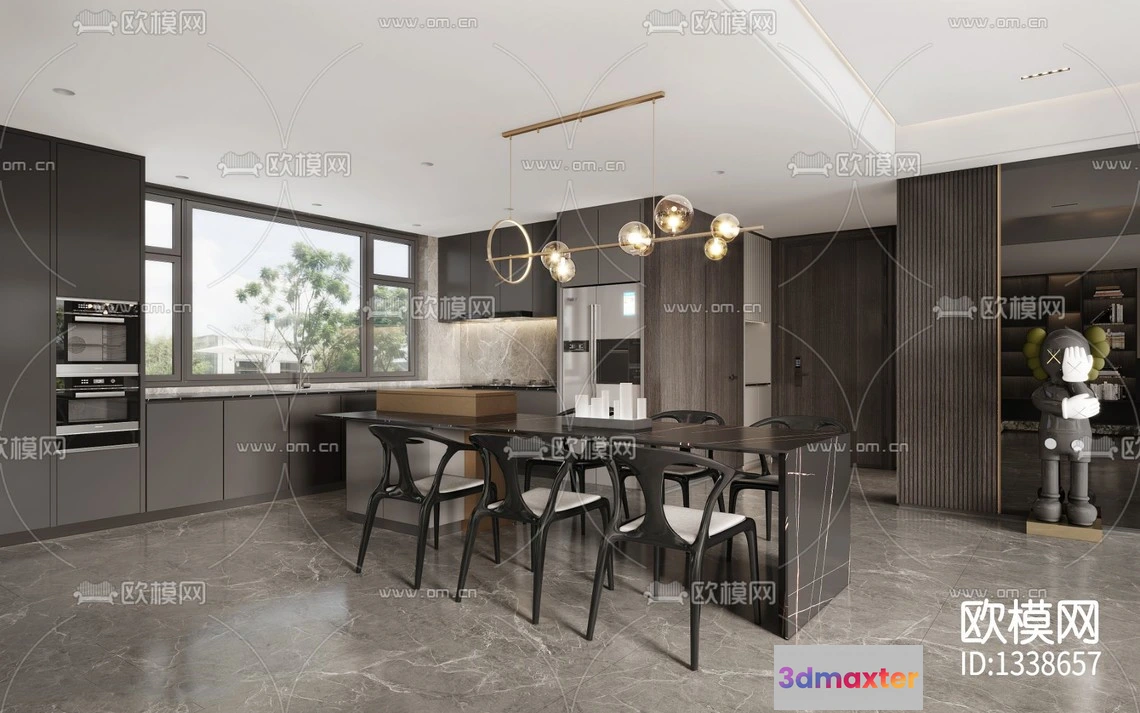 1142688 - Corona Render 3D Scenes - Dining Room - 0003