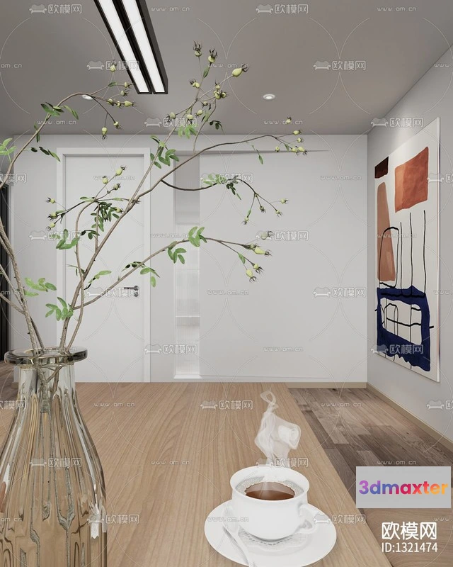 1142698 - Corona Render 3D Scenes - Dining Room - 0008