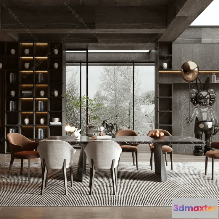 1154648 - MODERN INTERIOR 3D SCENES - DINING ROOM - 0006
