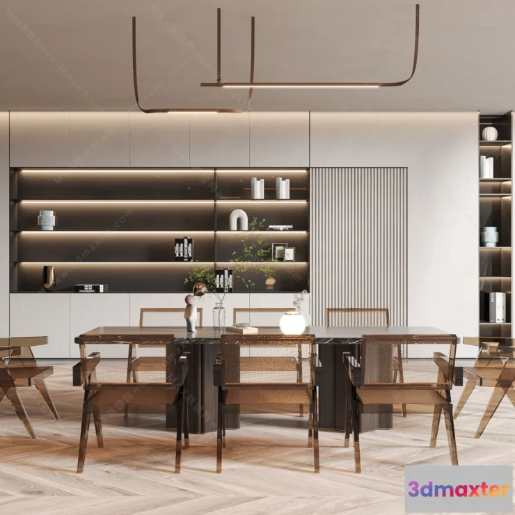 1154662 - MODERN INTERIOR 3D SCENES - DINING ROOM - 0013