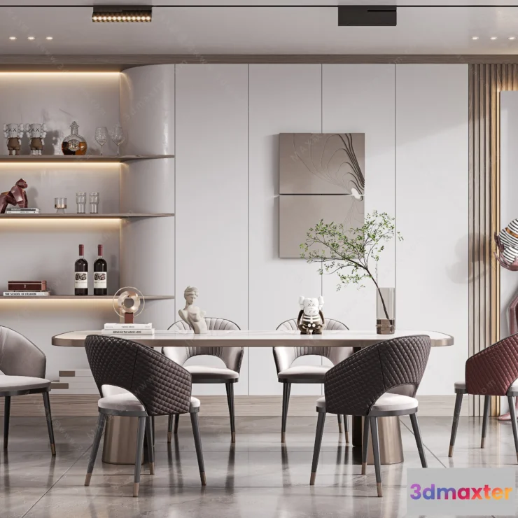 1154672 - MODERN INTERIOR 3D SCENES - DINING ROOM - 0018