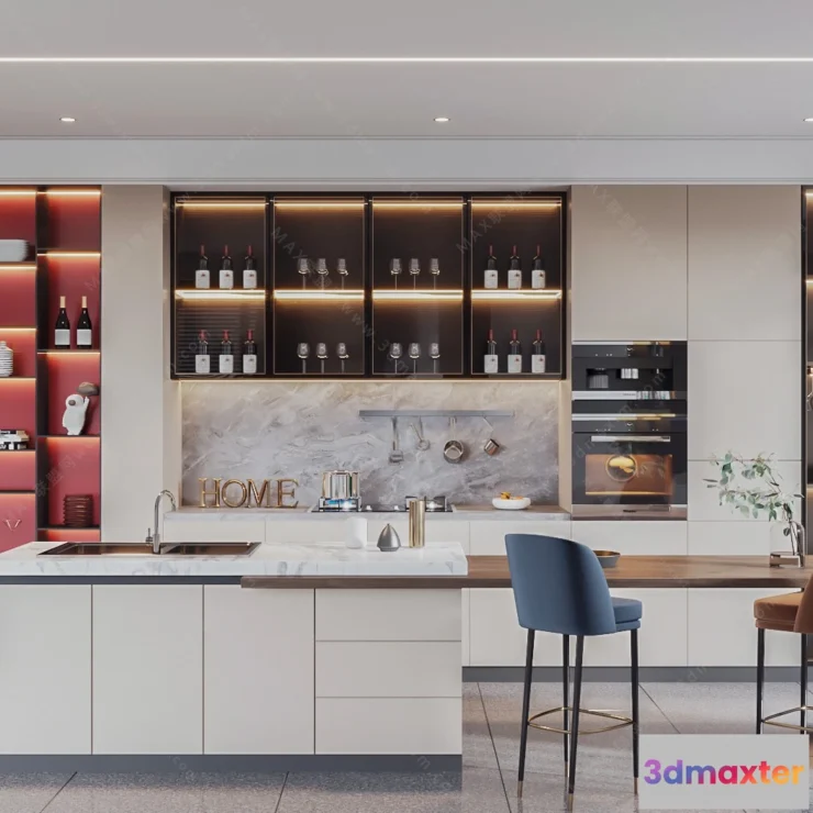 1154678 - MODERN INTERIOR 3D SCENES - DINING ROOM - 0021